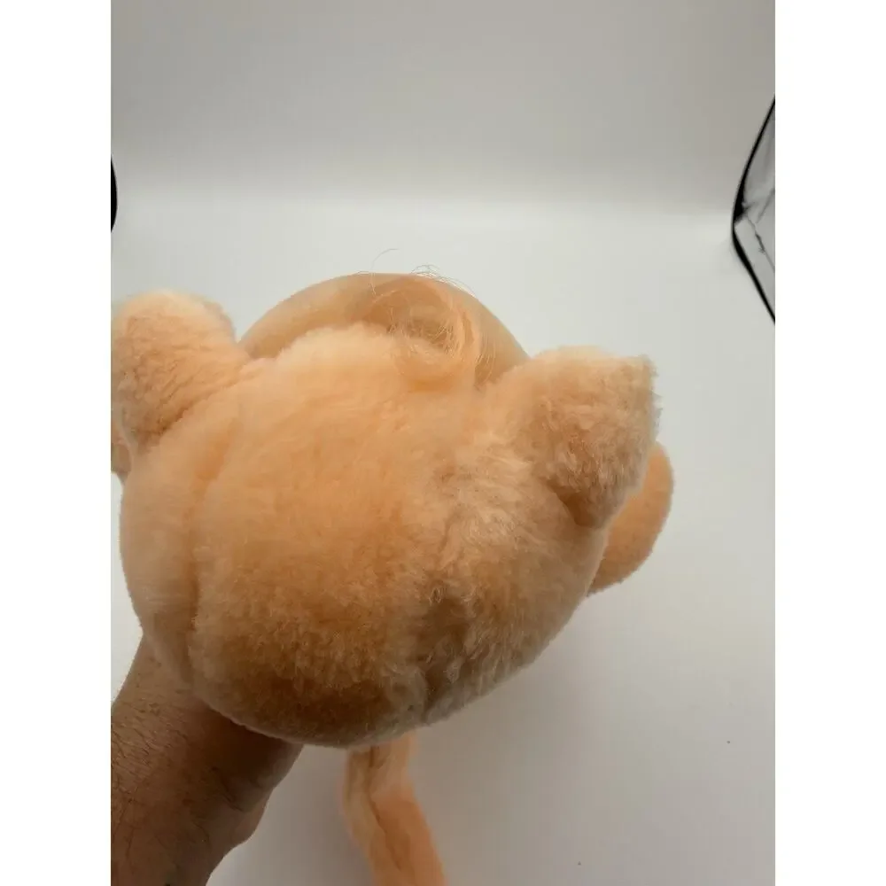 VTG Care Bear Cousin Cub Lil' Proud Heart Cat Plush Flocked Face Kenner 1986